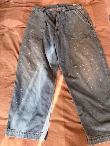 [ Journal Standard ] 베이커 팬츠 페인트 가공 오어슬로우