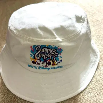 미세스 디즈니 콜라보 굿즈 화이트 컬러 햇 미키 미니