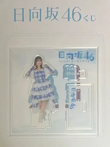 히나타자카46 로손 복권 아크릴 스탠드 쇼겐지 요코