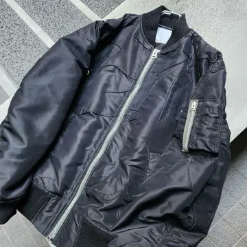 sacai 자수 패치 블루종