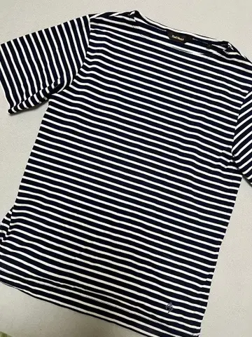 PaulStuart 보더 상의 반팔 남성용