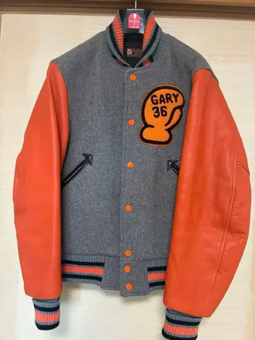 리얼 맥코이 바시티 자켓 볼파크