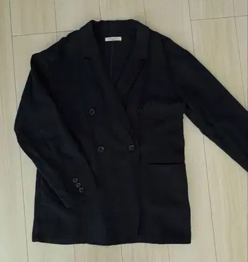 프릭스스토어 린넨 테일러드 자켓 네이비