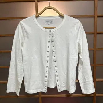 아네스베 화이트 가디건 사이즈 2