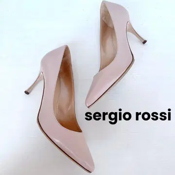 세르지오로시 스틸레토 하이힐 펌프스 스테디셀러 컨디션 최상 가죽 36