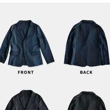 네이비 테일러드 자켓
