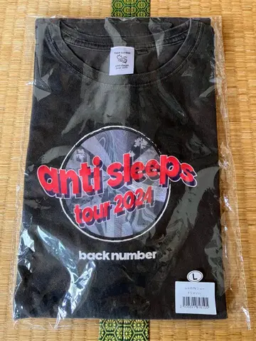 [ 미사용 미개봉 새상품 ] backnumber 레트로 T셔츠 L 사이즈