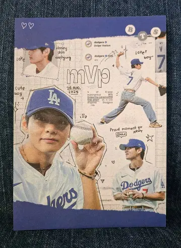 재고 2. BTS 태태 메모장 20장 한국 제작자님 태현