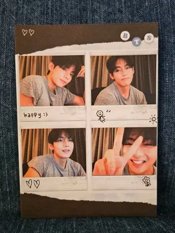 재고 2. BTS 태태 메모장 20매 한국 제작자님 태현