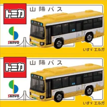 2개 산요 버스 오리지널 토미카 이스즈 엘가 (6407A)