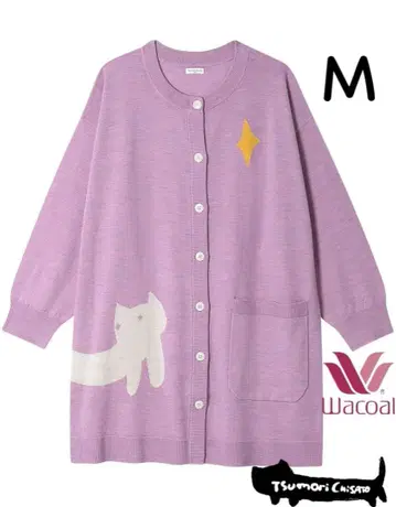 와코루 츠모리치사토 슬리피 롱 가디건 정가 33000엔 M