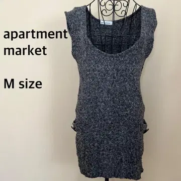 [ apartment market ] 니트 베스트 / 튜닉 / 슬리브리스