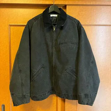 FREAK'S STORE 옷깃 코듀로이 절개 가공 데님 블루종