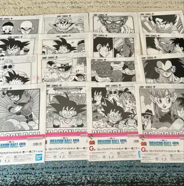 제일복권 드래곤볼 G상 클리어 파일 세트 16점