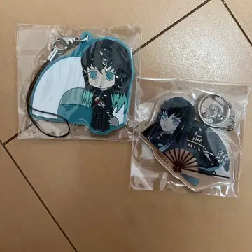 귀멸의 칼날 토키토 무이치로 러버 스트랩 세트