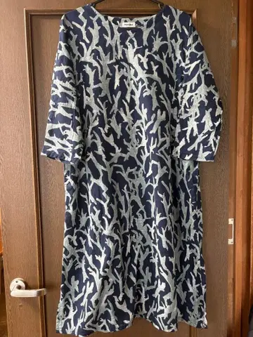 새상품급 플랜테이션 M 칠부 소매 원피스