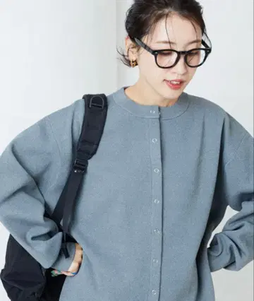 [ FREAK'S STORE ] 새상품 가디건 그레이 한정품 스냅 F