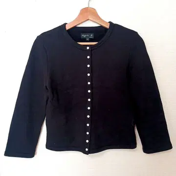 에네스베 가디건 블랙 블랙 속기모