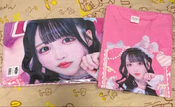 iLiFE 가라폰 복권 A상 실사 셔츠 B상 BIG 타월 나란 노도카