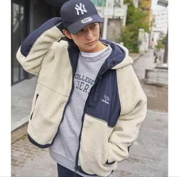 남성용 보아 블루종 L