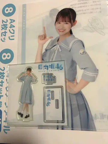 히나타자카46 타카이 리카 아크릴 스탠드 클리어 파일