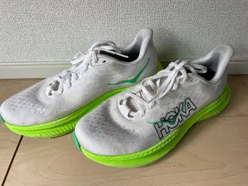 호카 MACH 6 26cm 화이트/그린