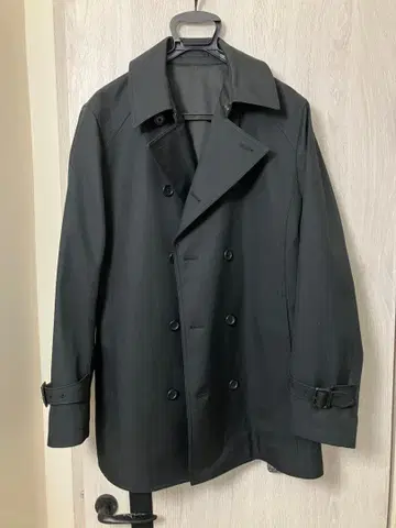 남성용 트렌치코트 더블 브레스트