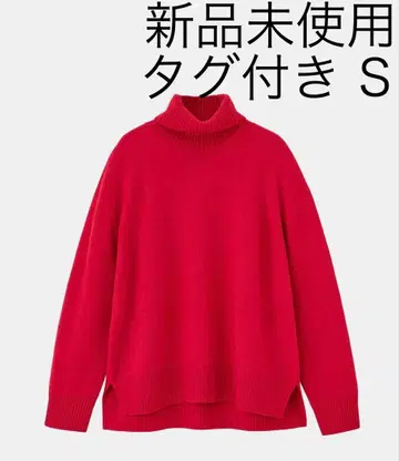 PLST 엑스트라 파인 메리노울 미들 게이지 터틀넥 스웨터 S