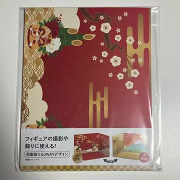 우드 크라프트 배경 보드 설날