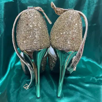 Tianliangyan 골드 글리터 하이힐