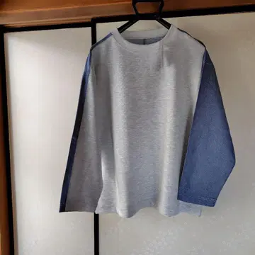 GoldenBear 긴팔 티셔츠 그레이/데님