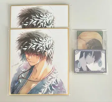 새벽의 연화 만복 가챠 하쿠 색지 아크릴 카드