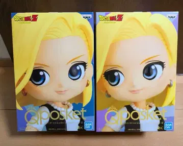 Qposket 드래곤볼 Z 18호 피규어 2종 세트