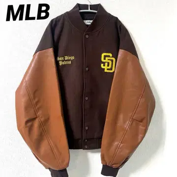 MLB 샌디에이고 파드레스 자수 바시티 자켓 자켓 L