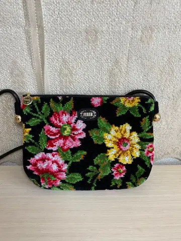 FEILER 꽃무늬 숄더백 새상품급