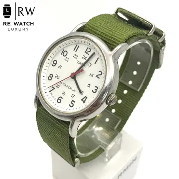 7-4471 TIMEX Y9 RAGEBLUE 그린 나일론 밴딩