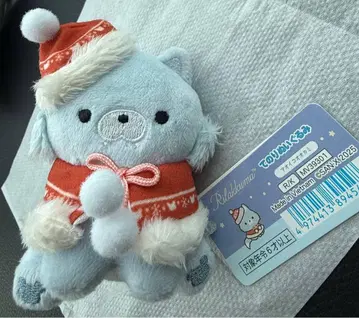 리락쿠마 2025년 크리스마스 테노리 봉제 인형 아오이 늑대