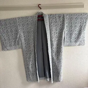 (미사용) 블루 그레이 레이스 겉옷
