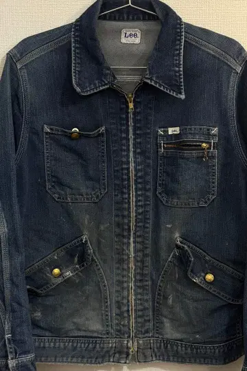 Lee 워크 데님 자켓 귀 페이드