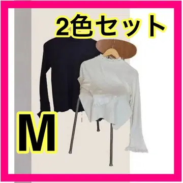 시마무라 tal by yumi 레이스 풀오버 M 2색 세트