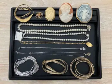 액세서리 목걸이 펄 금제 불명 정리품 카메오