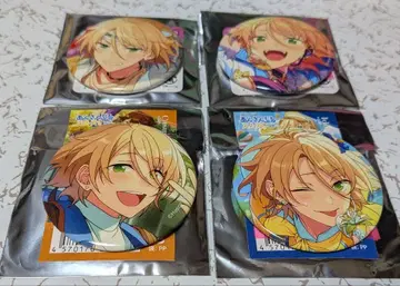 앙상블 스타즈!! ALKALOID 시라토리 아이라 캔뱃지 4개 세트