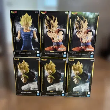 드래곤볼 피규어 6개 세트