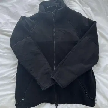 블랙 플리스 자켓