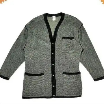 [ Ungaro paris ] 코튼 블렌드 가디건 고급 겉옷 M 상당