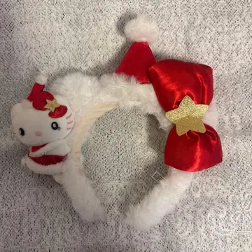 유니버셜 헬로키티 머리띠 크리스마스