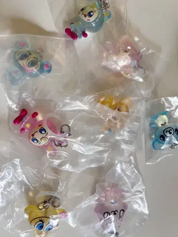 미사용 새상품 나루미야 캐릭터즈 메지루시 액세서리 전 8종 컴플리트 세트