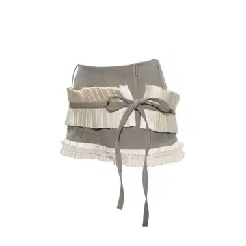 THEREDTHREAD S lace trim suit skirt M