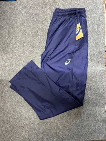 아식스 속기모 윈드 브레이커 팬츠 2XL 네이비 미사용 새상품입니다!