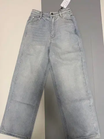 basement online 택 포함 스트레이트 배기 데님 팬츠